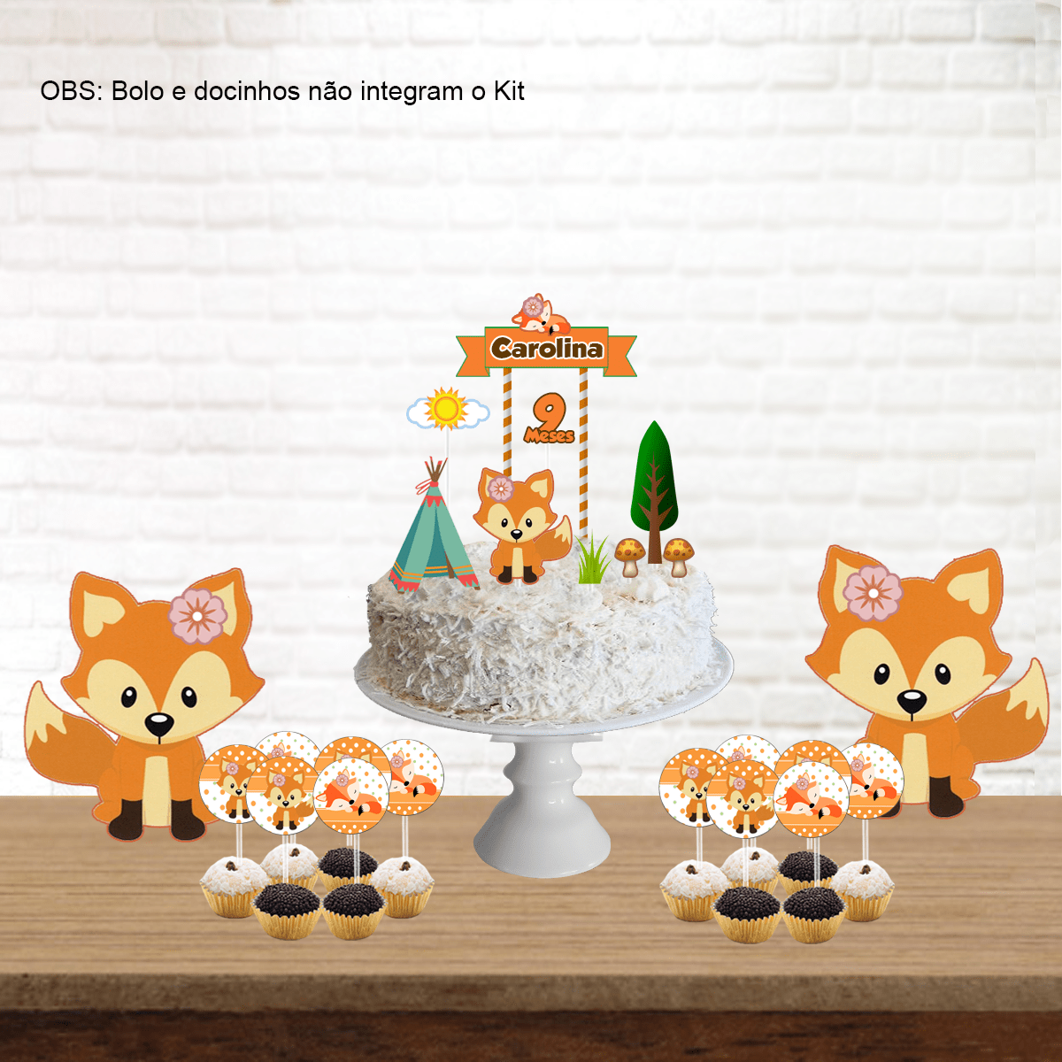 tema safari chic menina