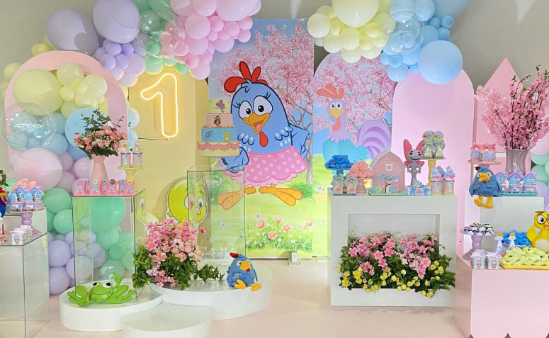 decoração festa 2 anos menina simples