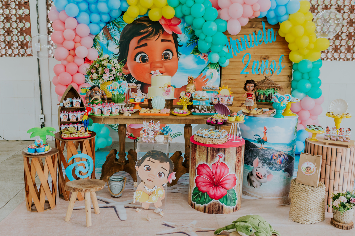 temas de festa para 2 anos menina com arco iris