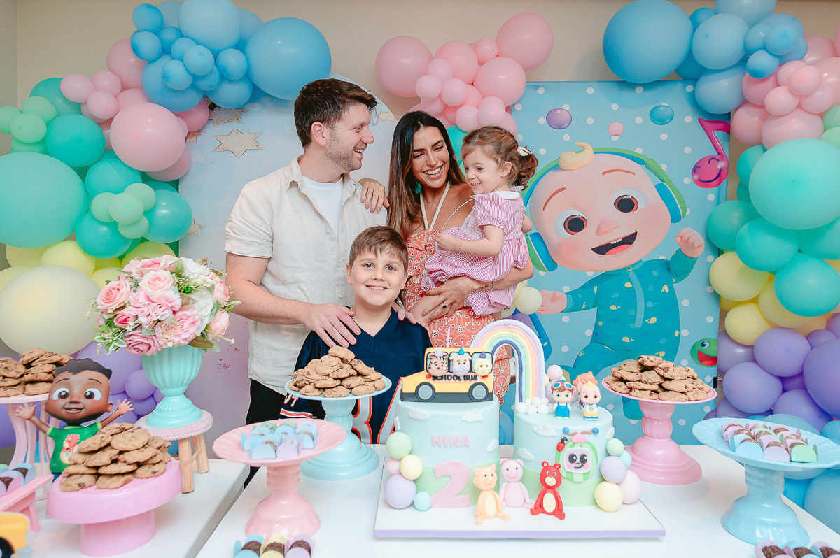 decoração de aniversário de 2 anos para meninas