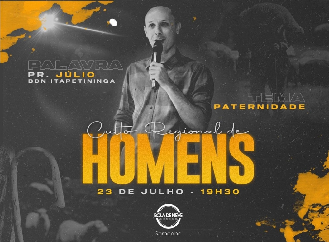 culto de homens vs congresso de varões comparativo