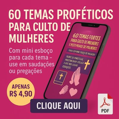 temas para culto de homens