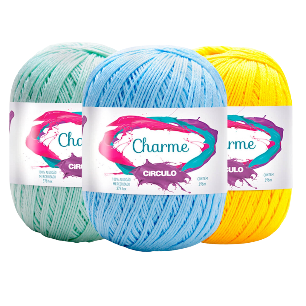 Fio para crochê Charme