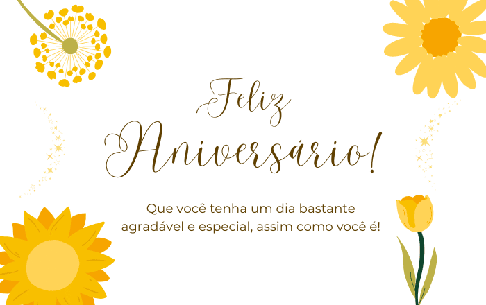 texto de aniversário