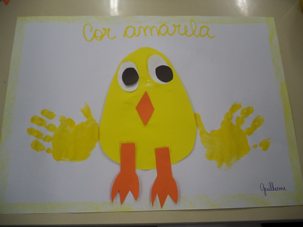 atividades com a cor amarela educação infantil