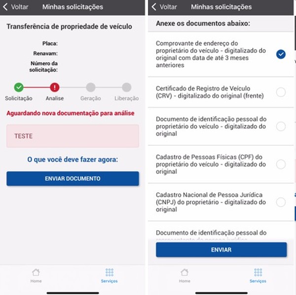 erros comuns transferencia digital veiculo evitar problemas