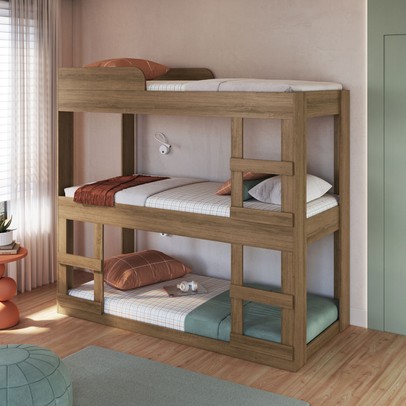 treliche infantil planejado com cama auxiliar