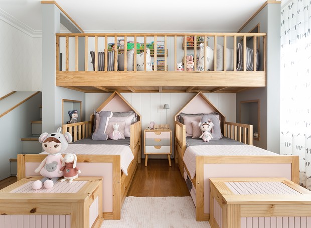 treliche infantil planejado com nichos