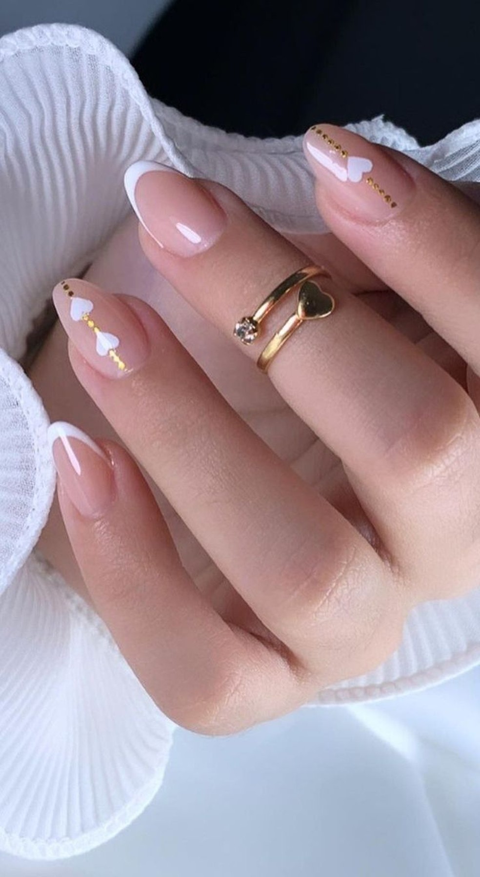 unhas em gel decoração fácil