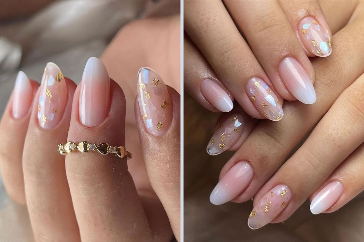 unhas em gel decoração simples e rápida
