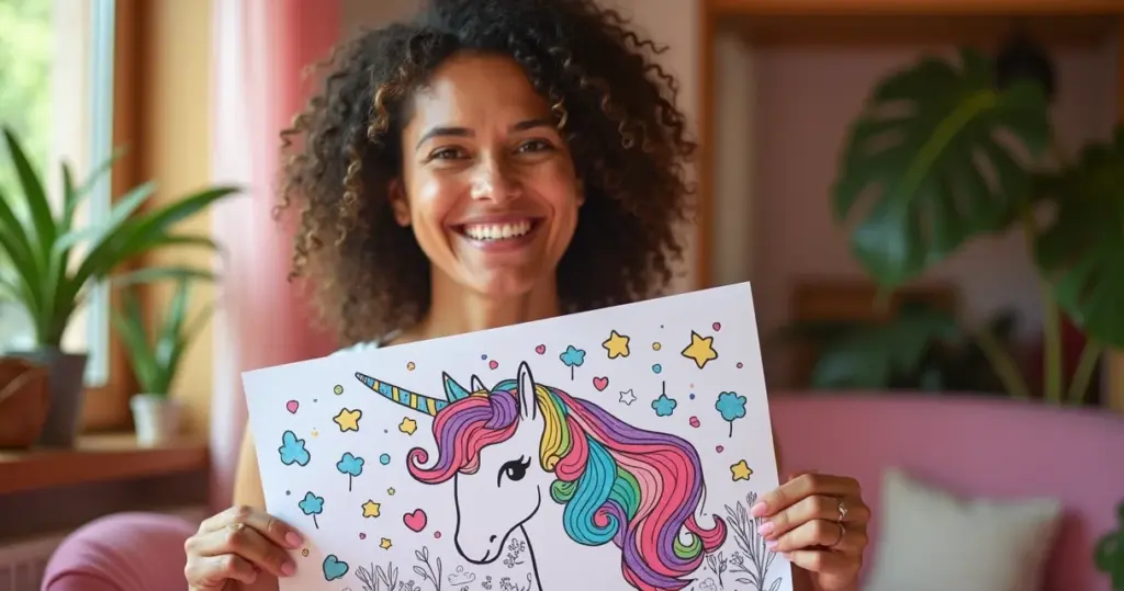 18 Ideias de Unicórnio para Colorir que Vão Encantar Até Adultos