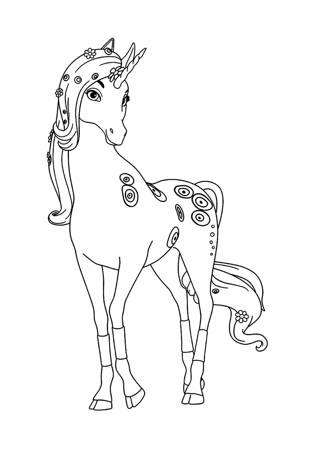 melhores desenhos de unicórnio para imprimir