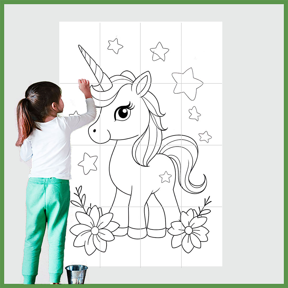 desenhar unicórnio para colorir