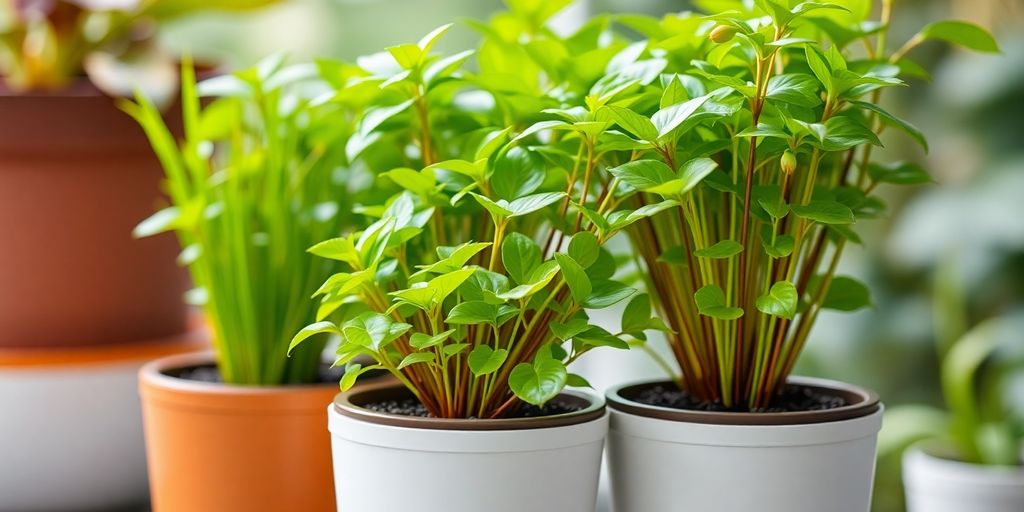melhores plantas para vaso autoirrigável