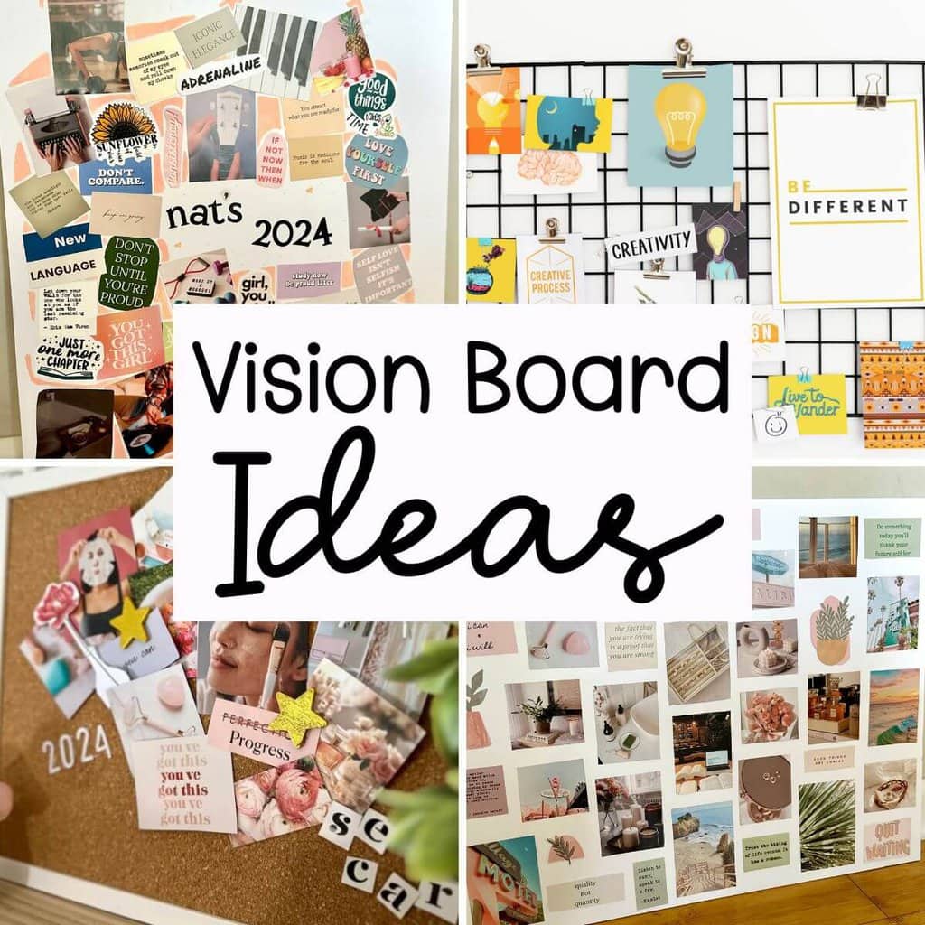 vision board para prosperidade financeira