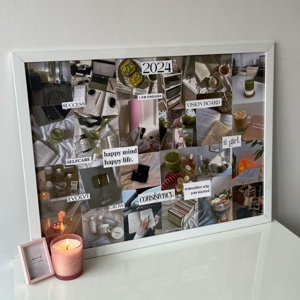 vision board para prosperidade financeira