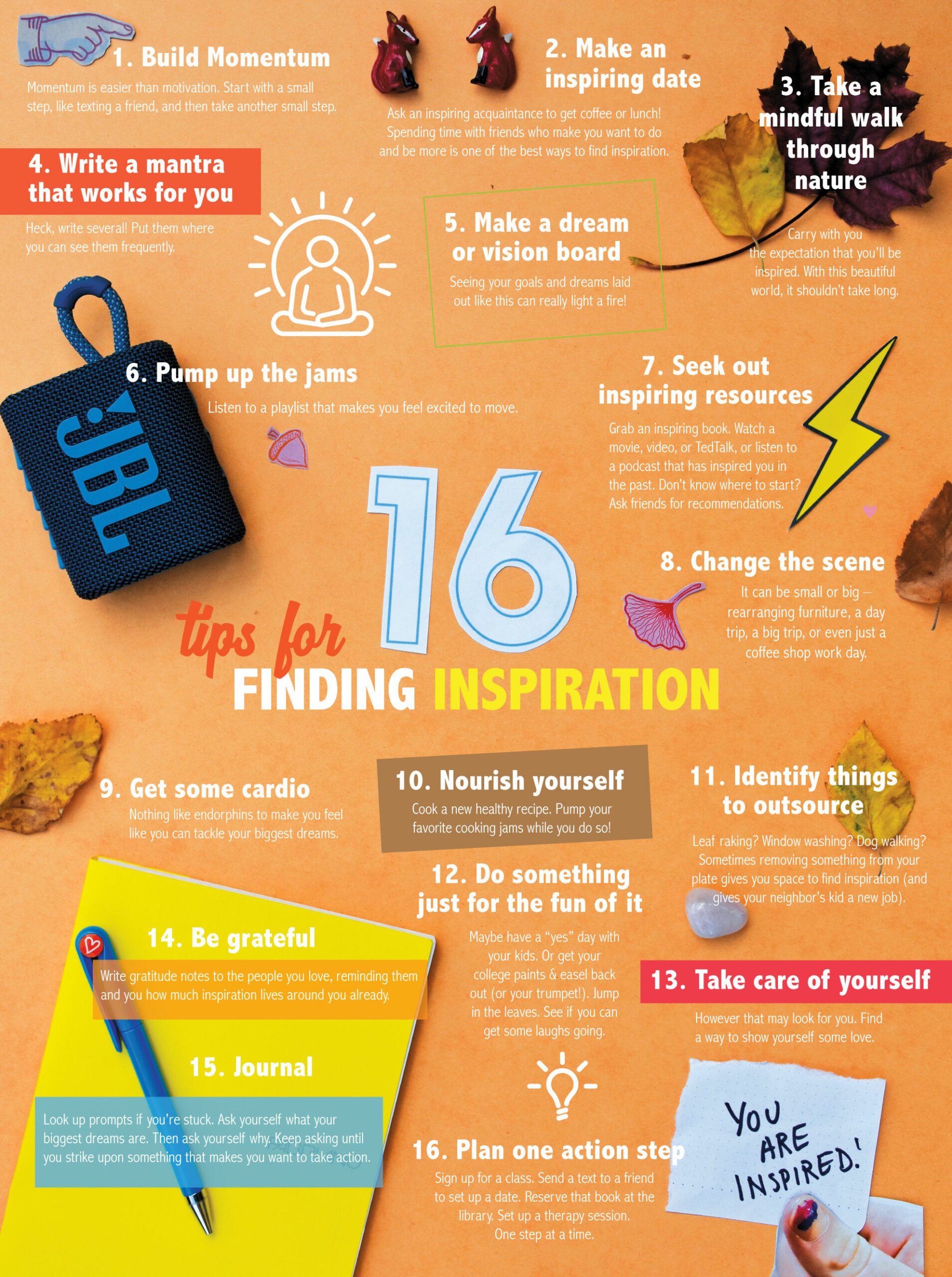 onde encontrar inspiração para projetos criativos