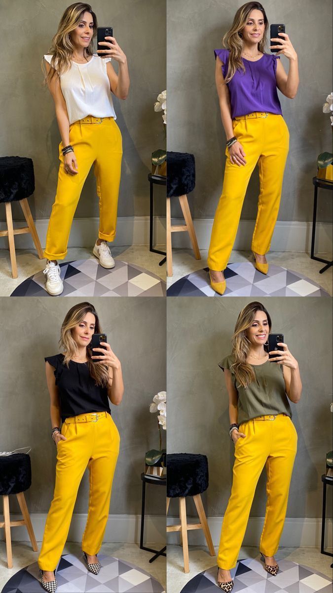 amarelo vibrante combina com que cor