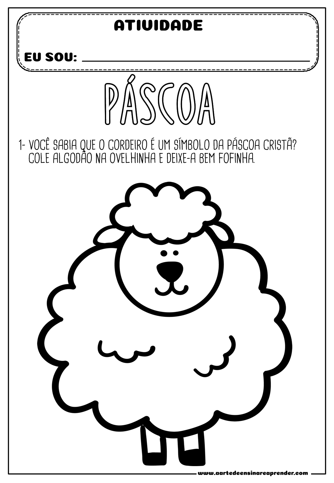 oficinas de arte pascoa