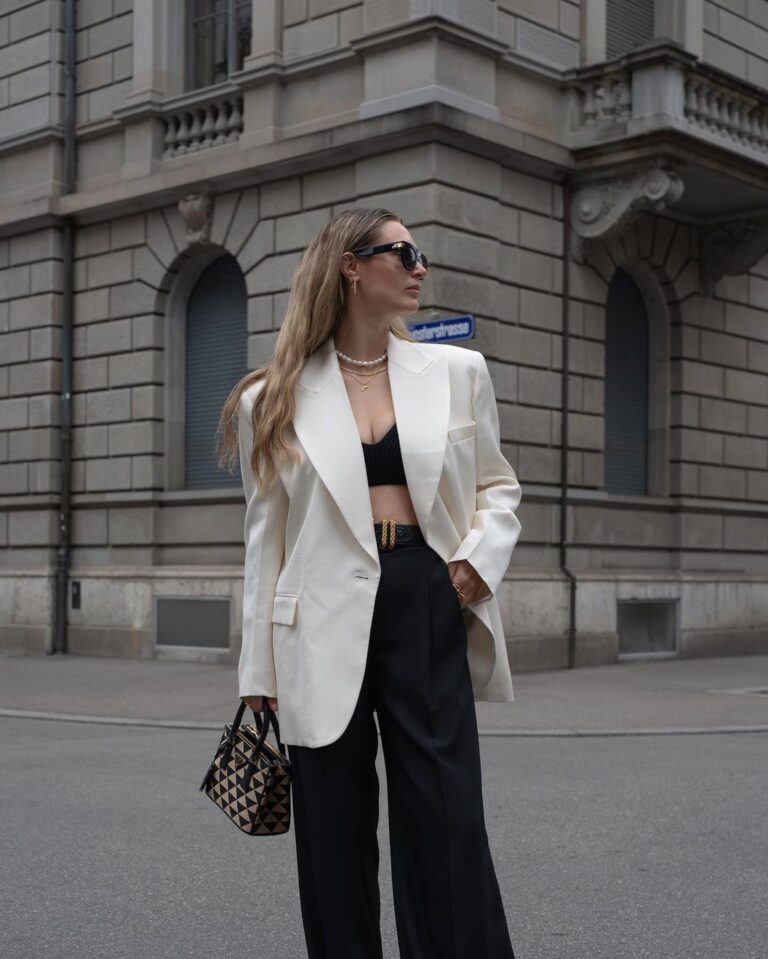 blazer branco feminino
