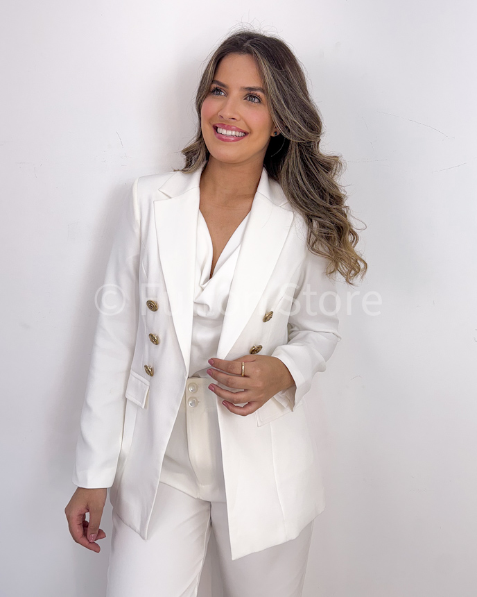 blazer branco feminino