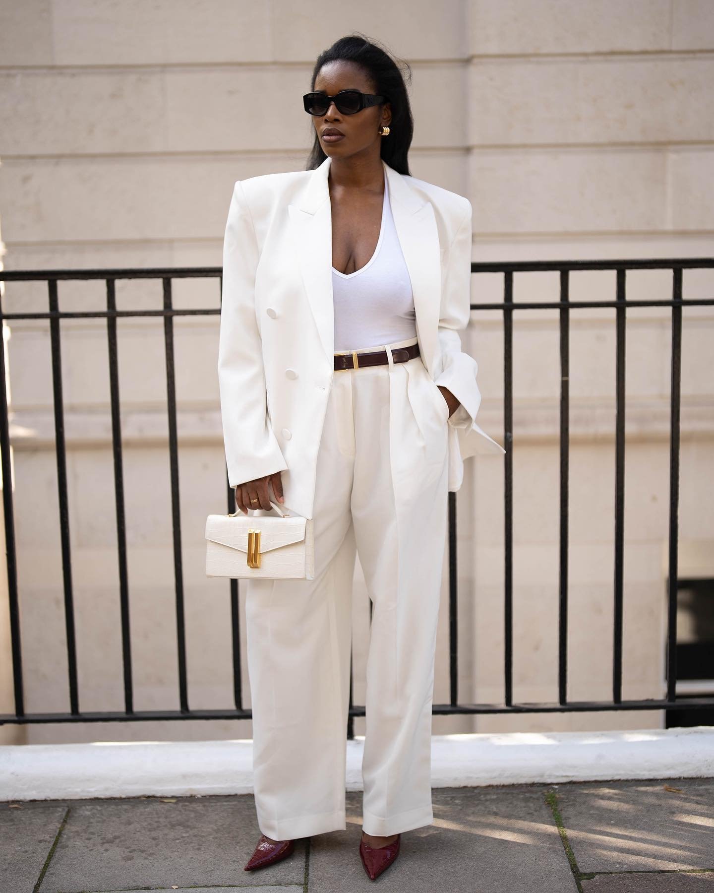 como usar blazer branco
