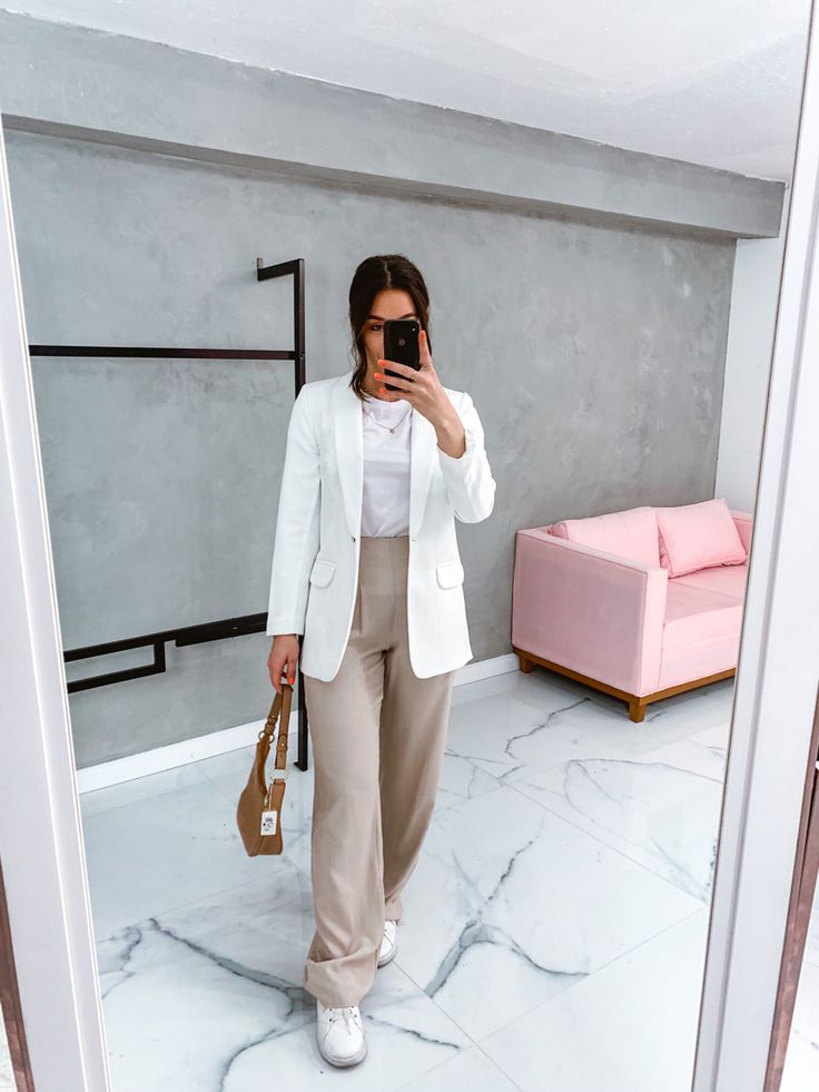 look com blazer branco