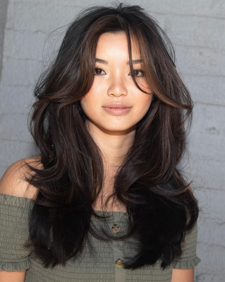 estilos de cabelo com volume