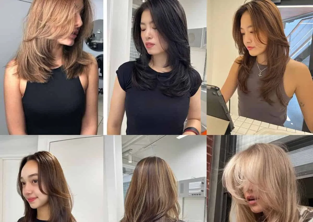 corte em V com camadas