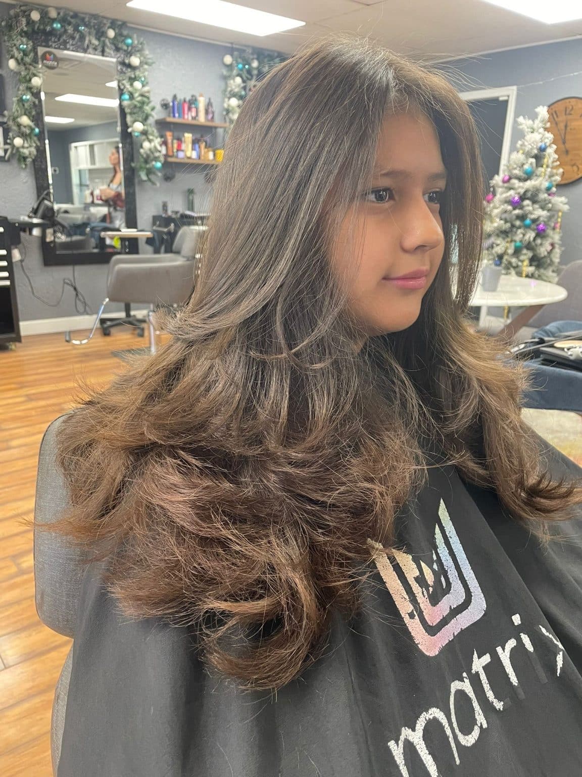 butterfly cut para cabelo liso
