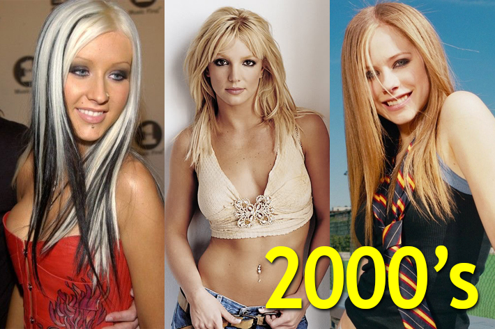 inspiração cabelo Y2K