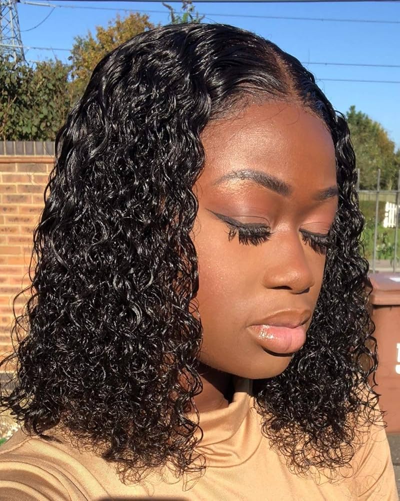 cabelo curto com ondas naturais