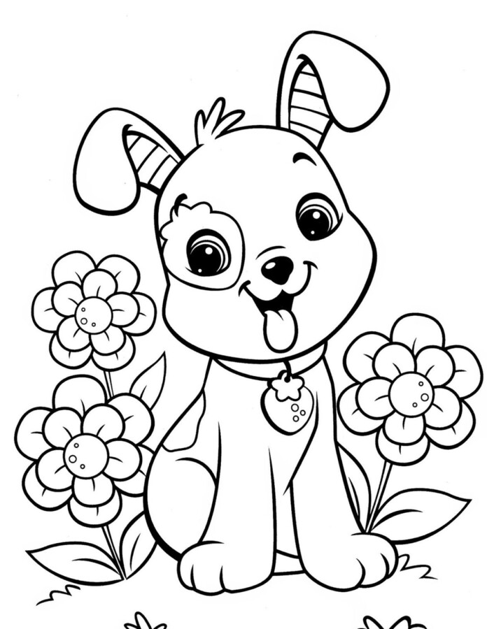 desenhos de filhotes para colorir