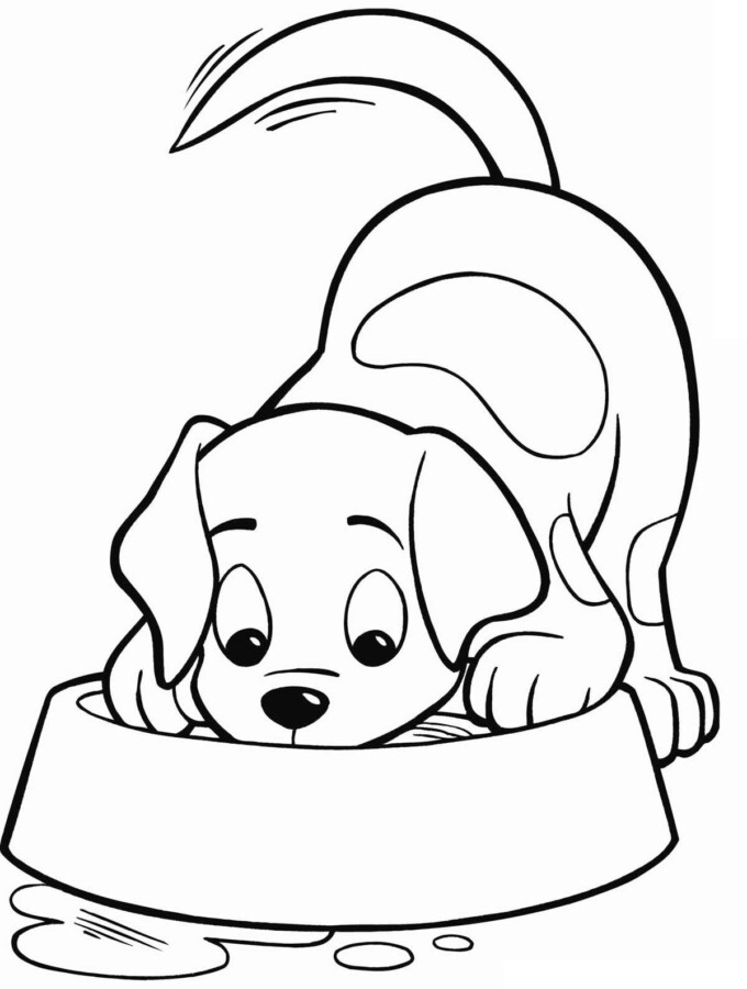 desenhos de filhotes para colorir