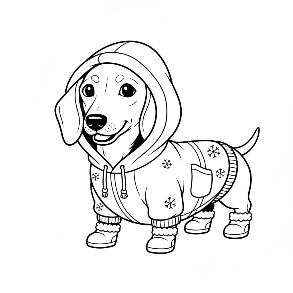 cachorro para pintar e imprimir