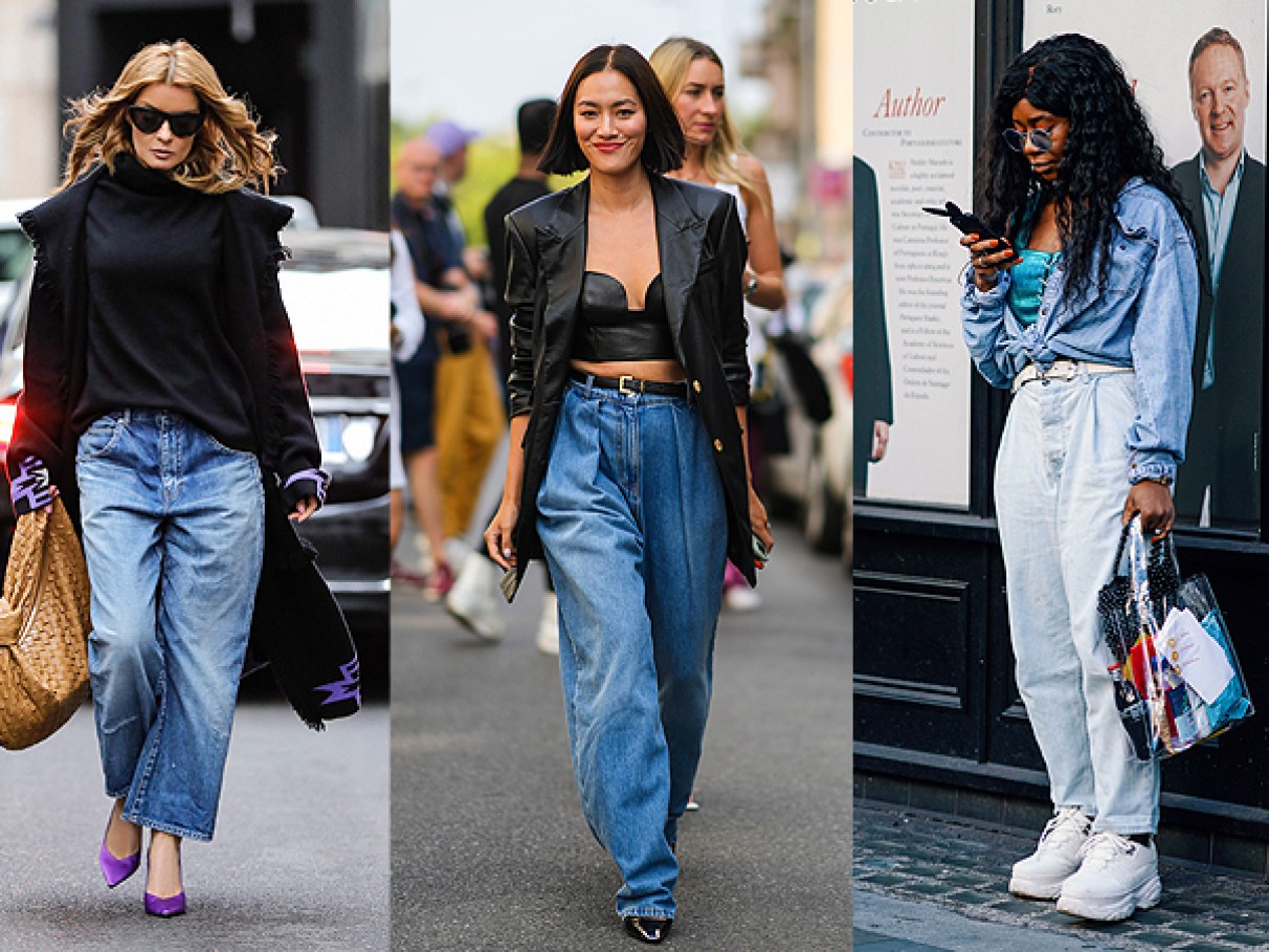 calça baggy feminina cintura alta