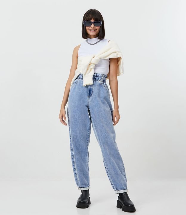 calça baggy feminina wide leg