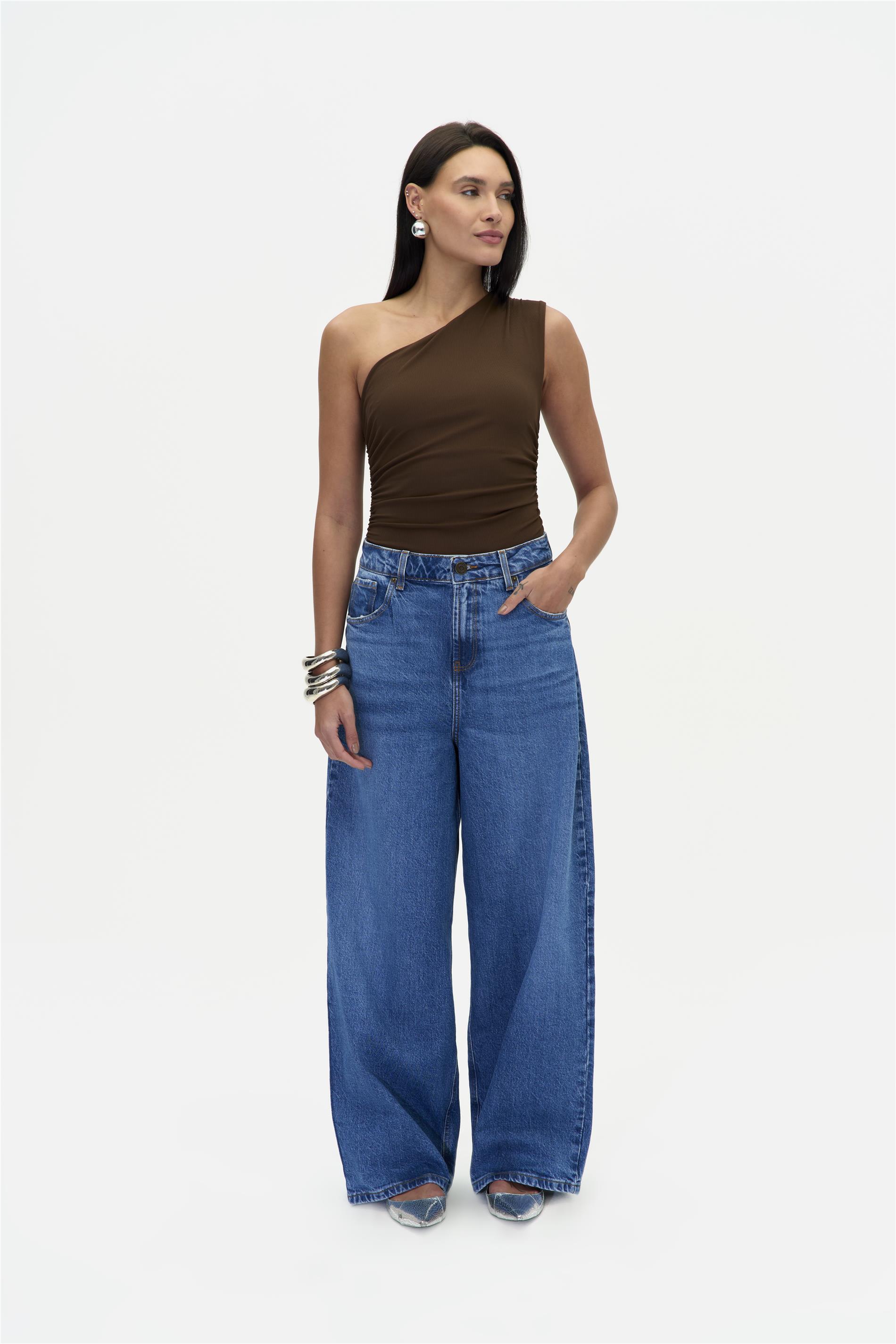 calça baggy feminina preta