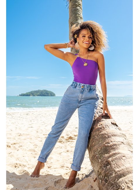 calça baggy feminina preta