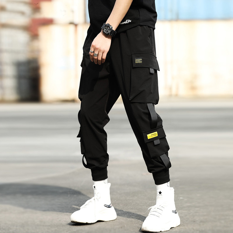 calça de sarja cargo