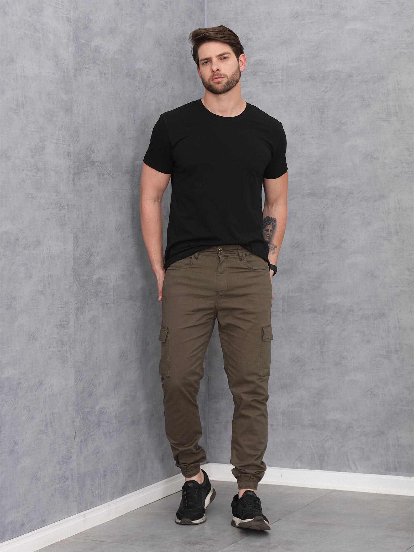 calça cargo oversized