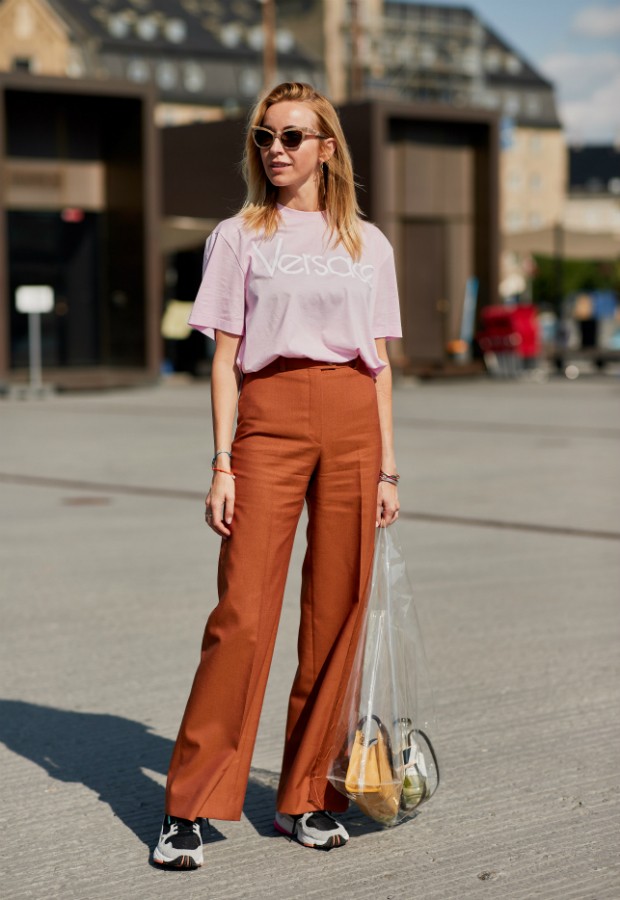blusa para calça marrom