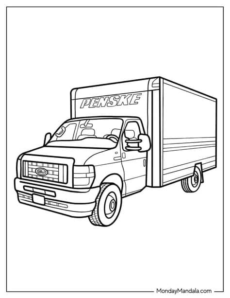 caminhão scania infantil para colorir