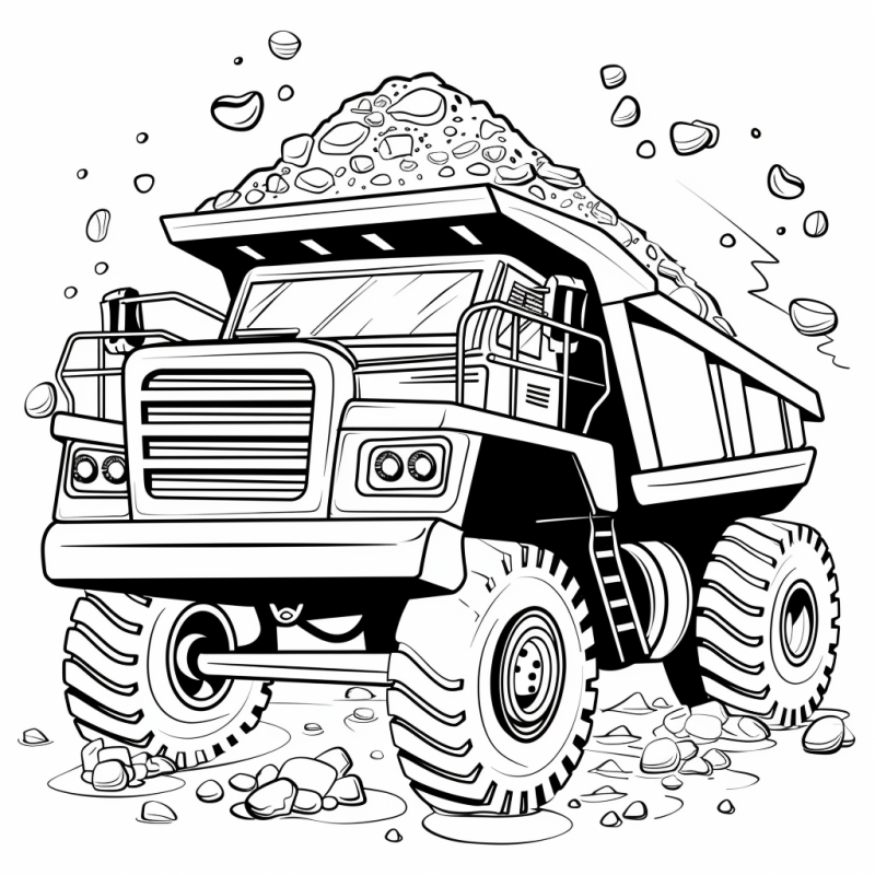desenho de cabine scania para colorir