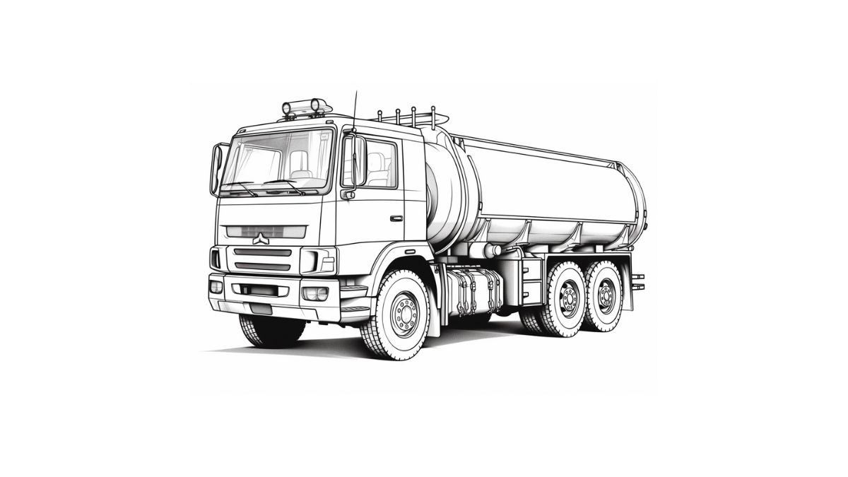 caminhão scania griffin edition para colorir
