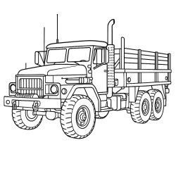 caminhão scania infantil para colorir