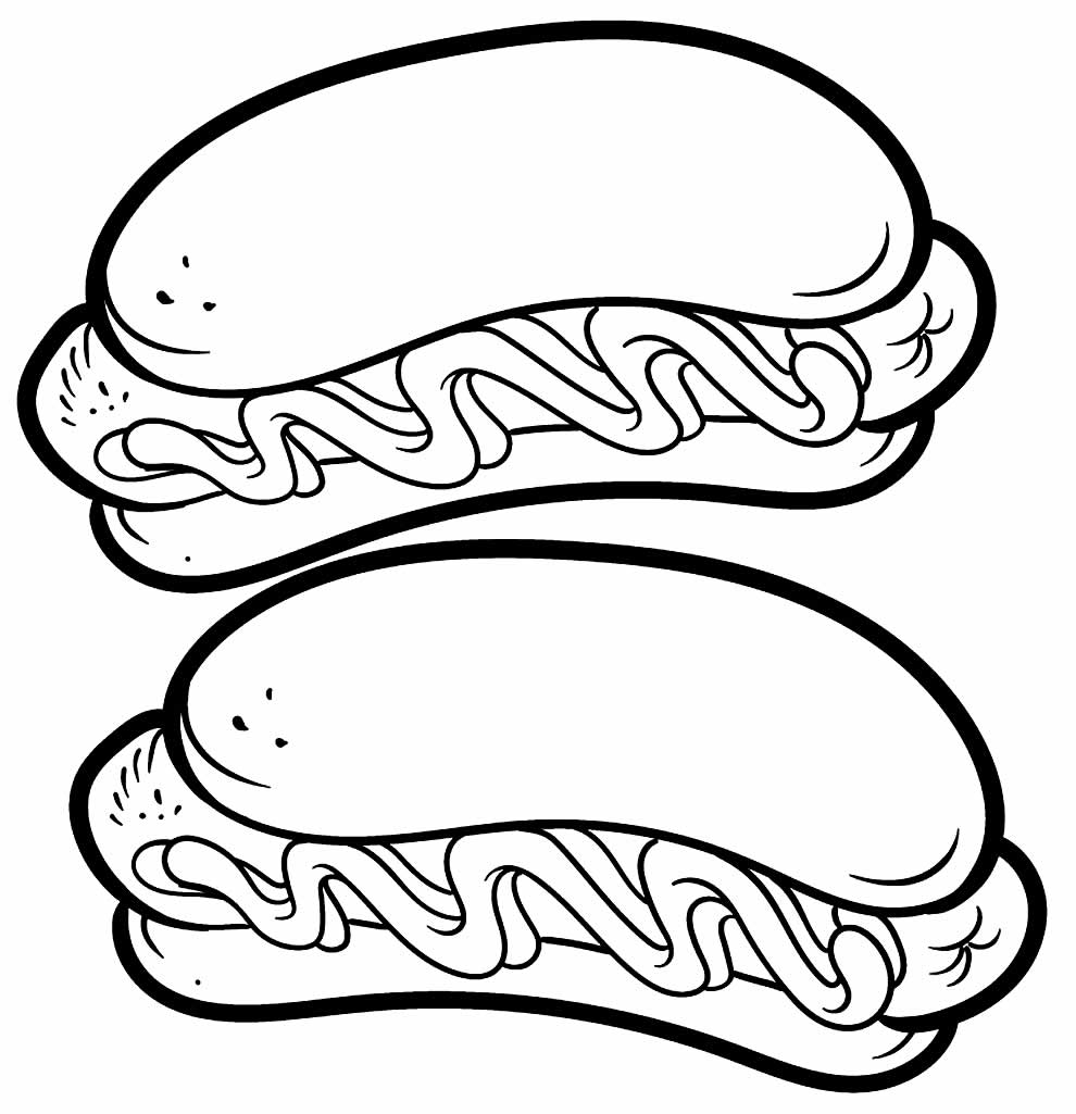 desenhos de comida para imprimir