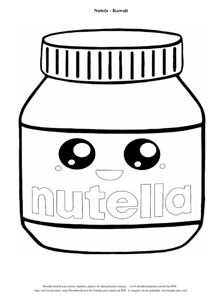comida kawaii para desenhar