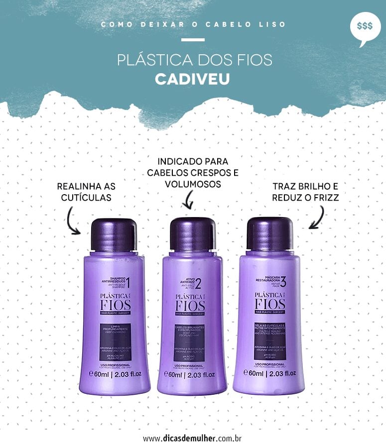 como deixar o cabelo liso sem chapinha
