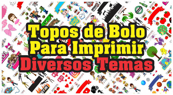 como fazer topo de bolo 3d